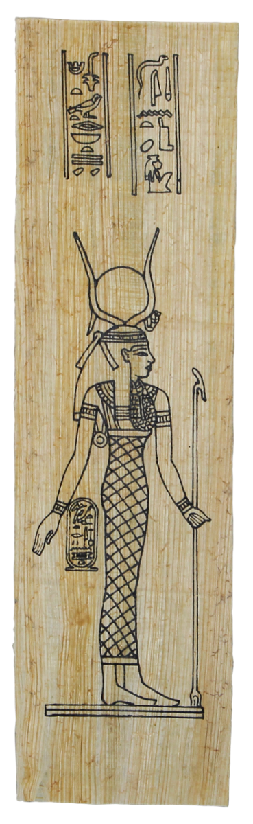 Papyrus Lesezeichen - Isis