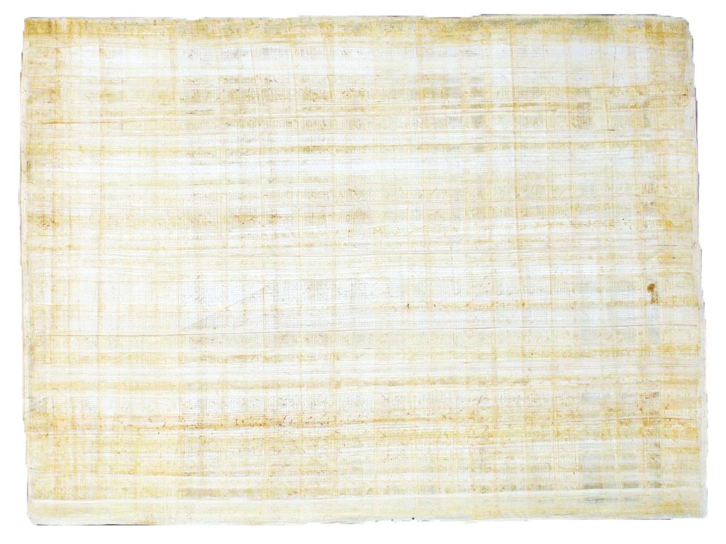 Blanko Papyrus - 92 x 192 cm – Naturrand