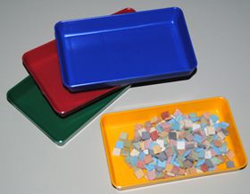 4 material trays