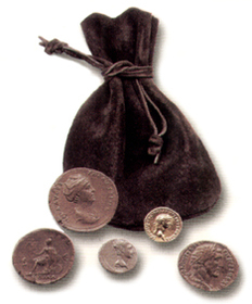 Römische Geldmünzen