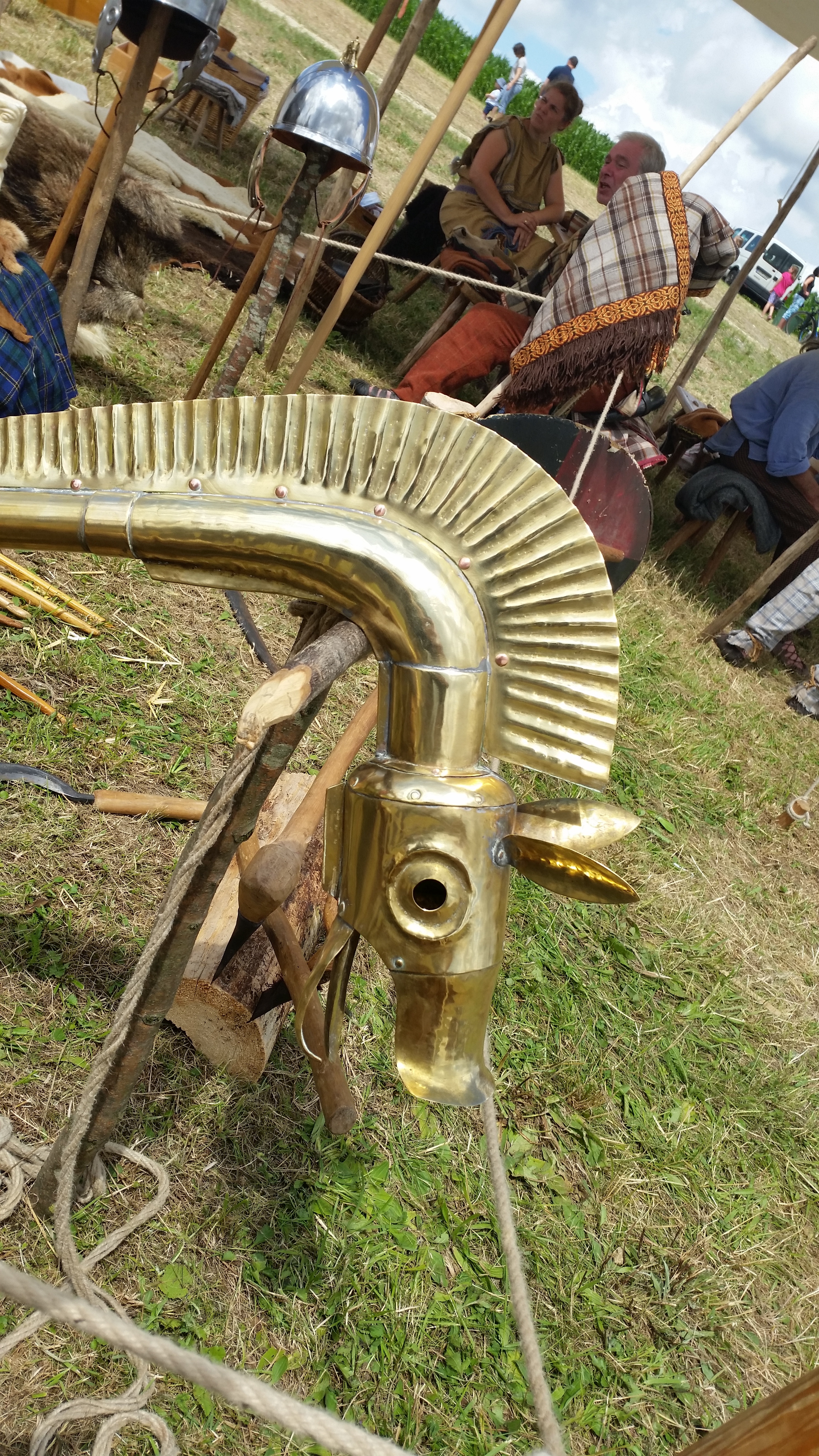 Lesezeichen Carnyx und Schild