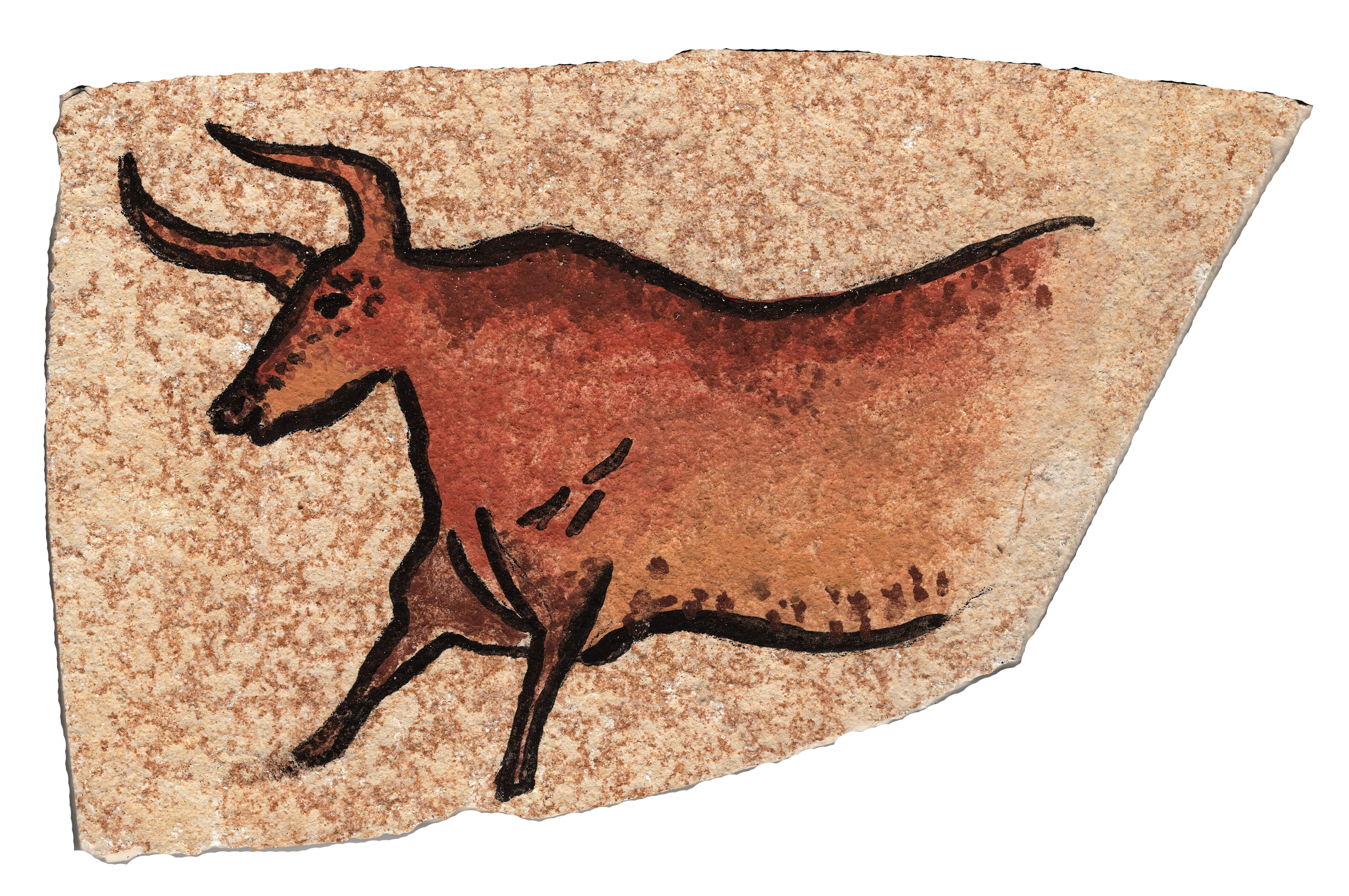 Höhlenmalerei Einzelmotiv „Stier“