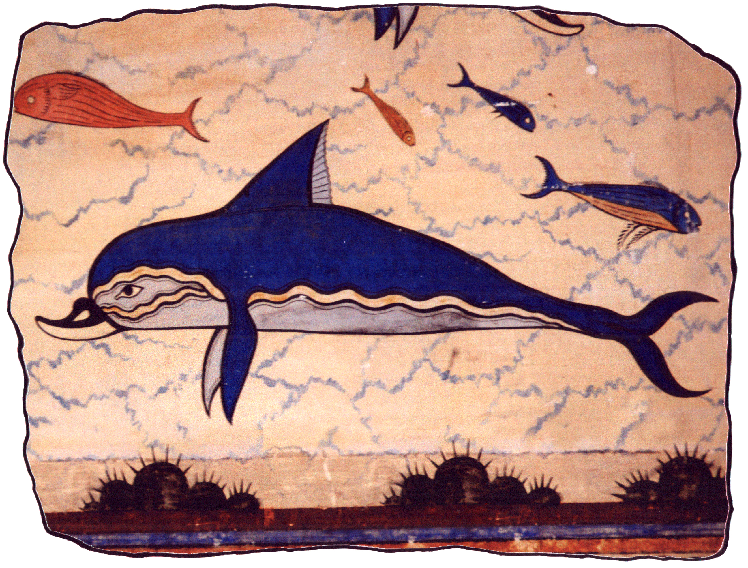  Plasterboard - dolphin from Knossos