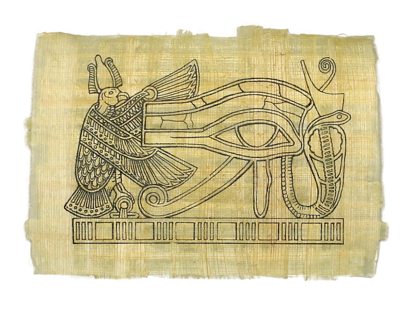 Horus-Auge Geier und Kobra