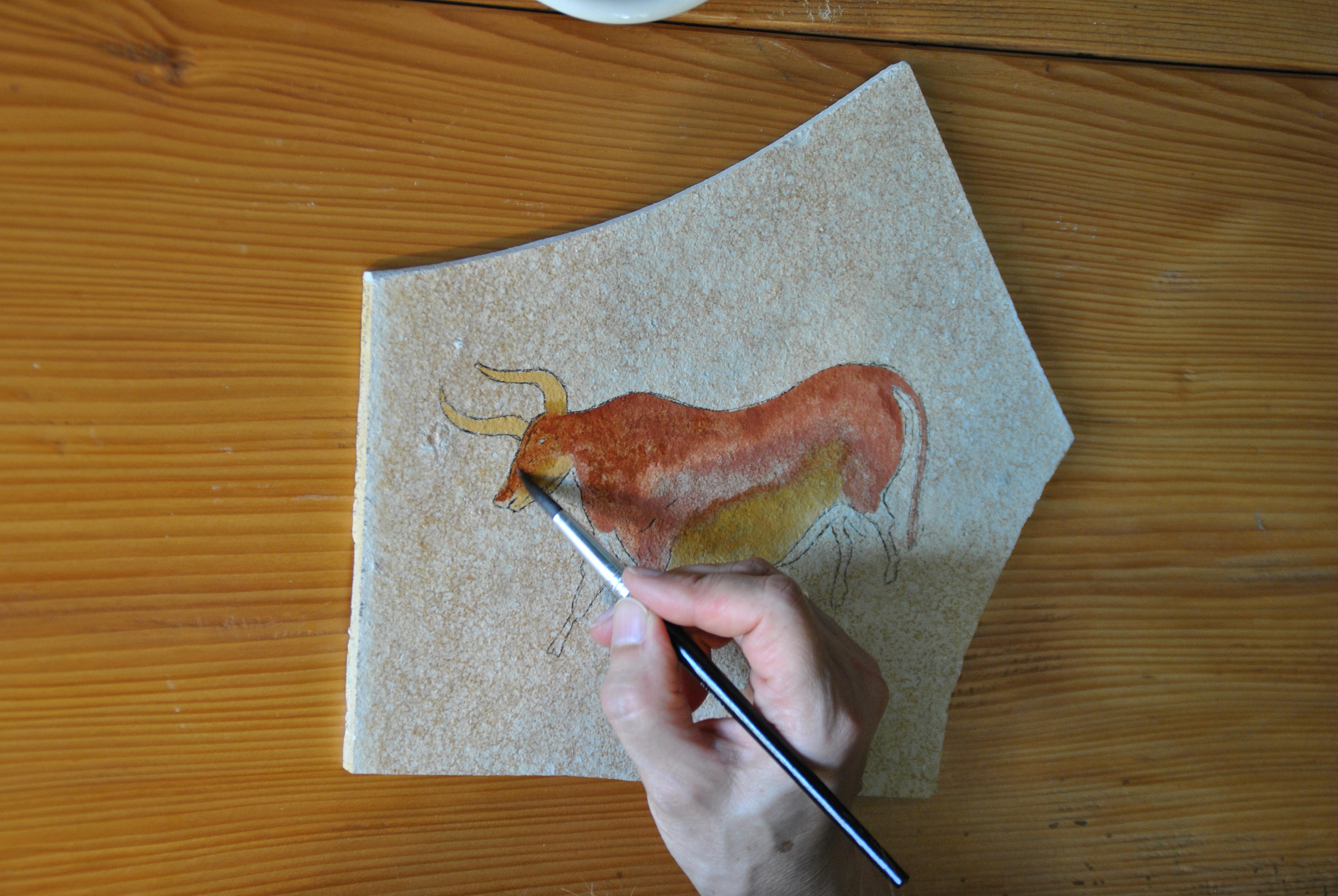 Mal-Set Höhlenmalerei für 6 Schüler*innen