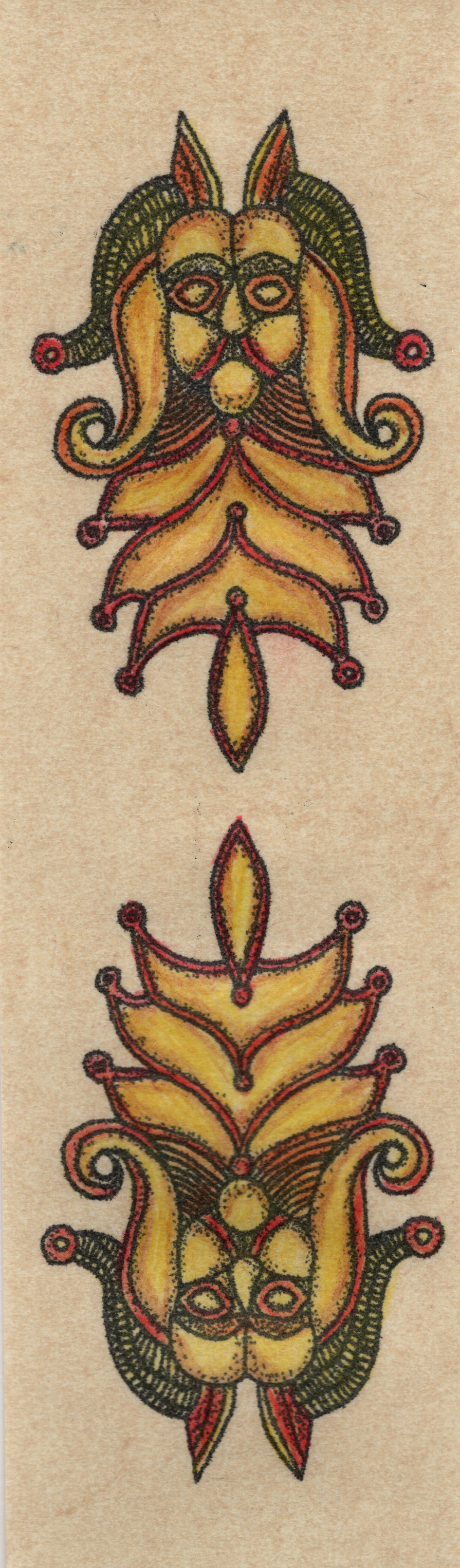 Lesezeichen Henkel-Fratze