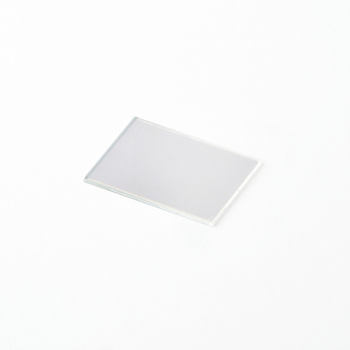 Teildurchlässiger Vorderflächen-Glasspiegel, 80 x 100 mm