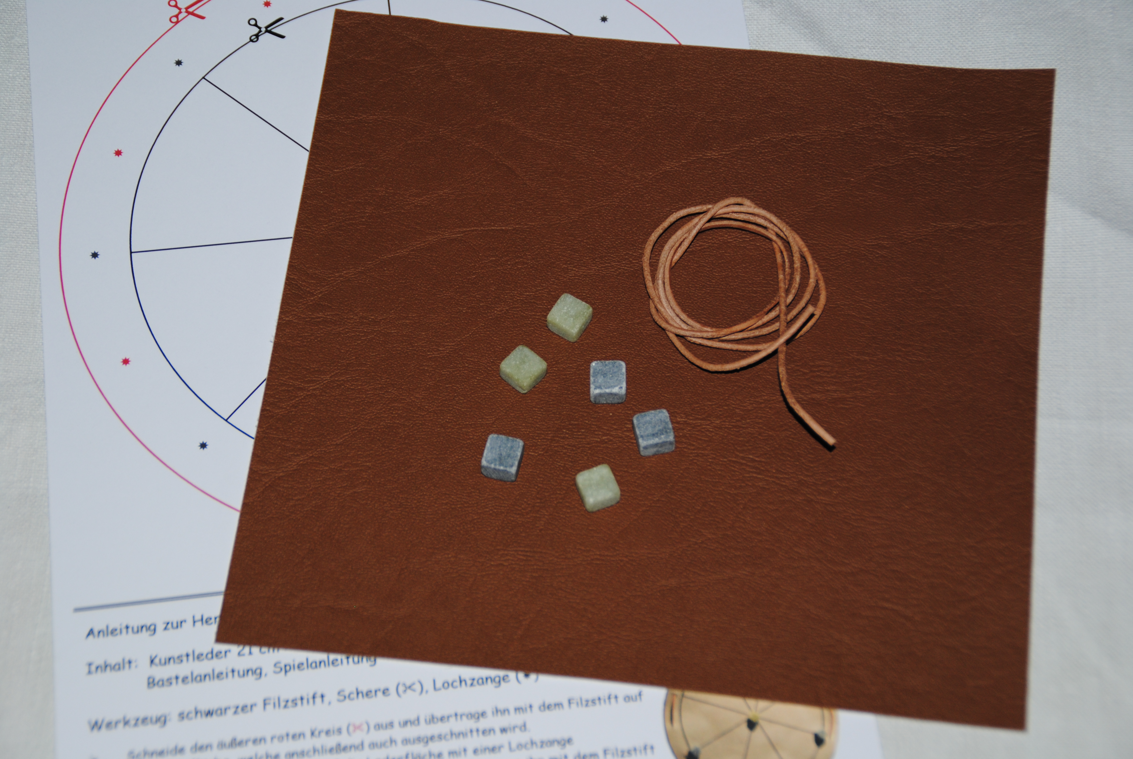 Jeu de moulin rond romain - kit