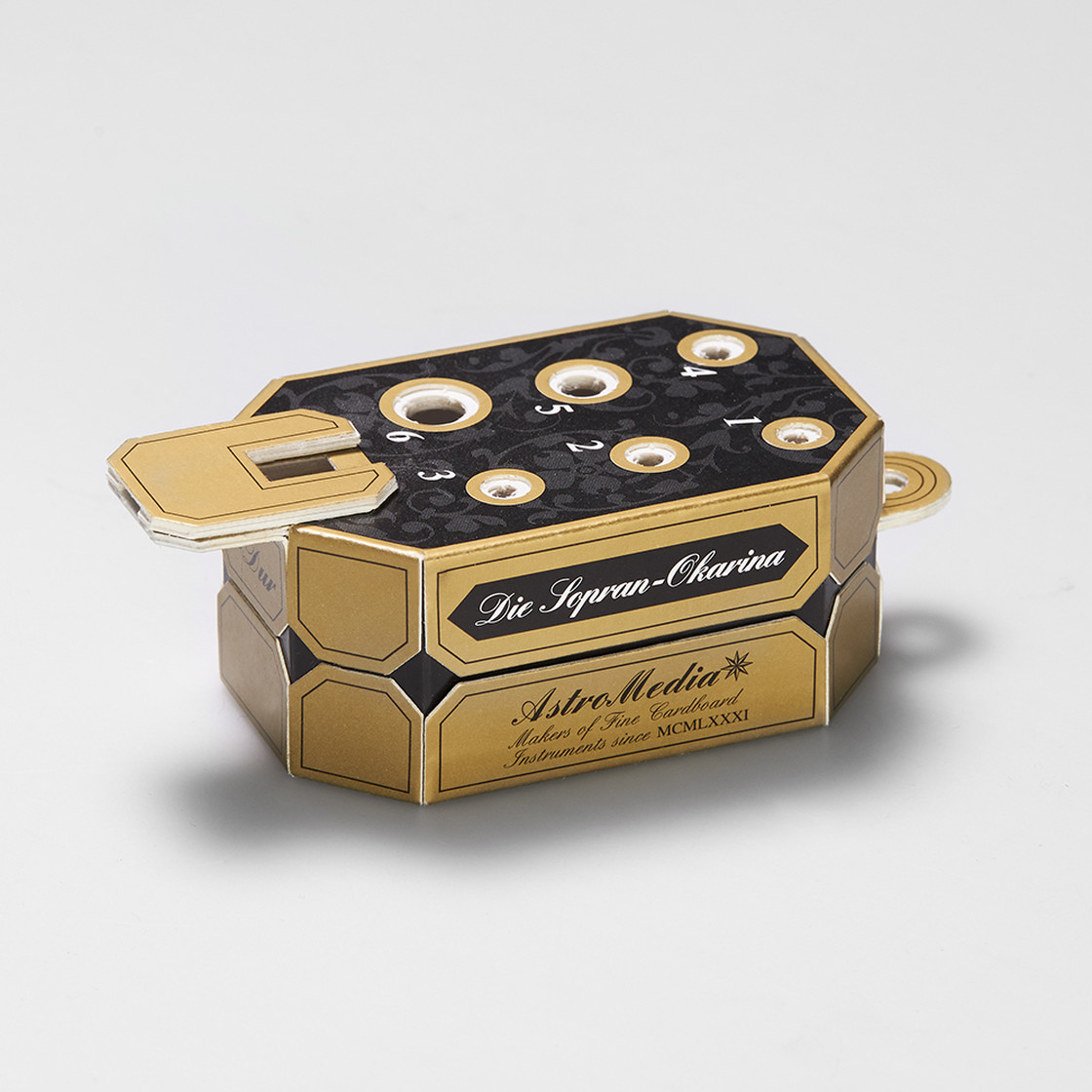 The soprano ocarina - Cardboard kit