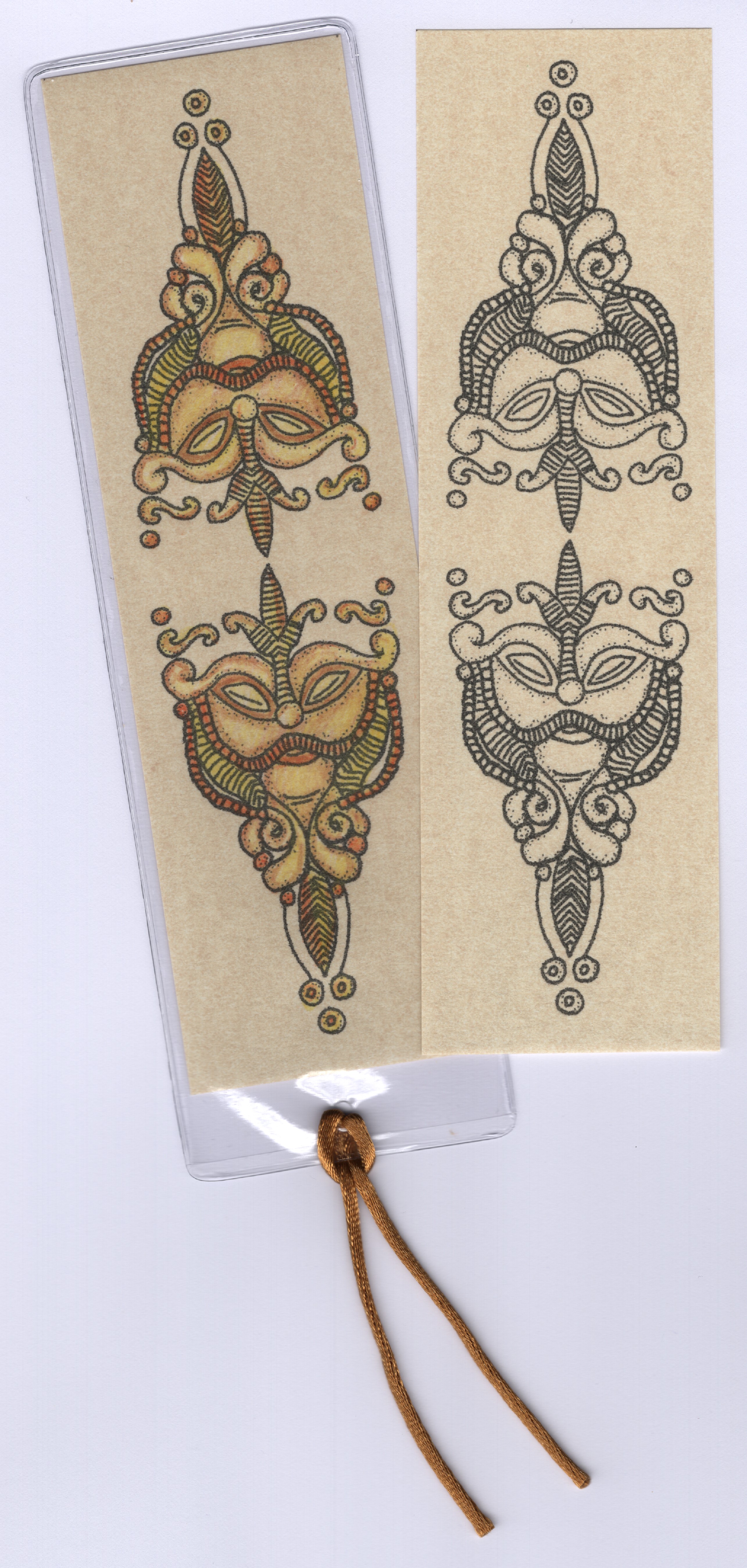 Lesezeichen Ringfratzen