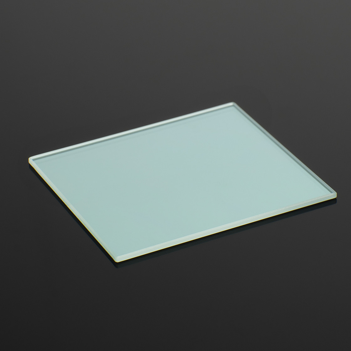 Teildurchlässiger Vorderflächen-Glasspiegel, 80 x 100 mm