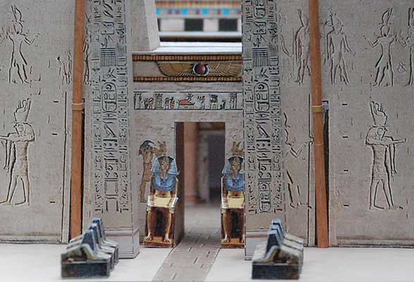 Ägyptischer Tempel - Schreiber Bogen